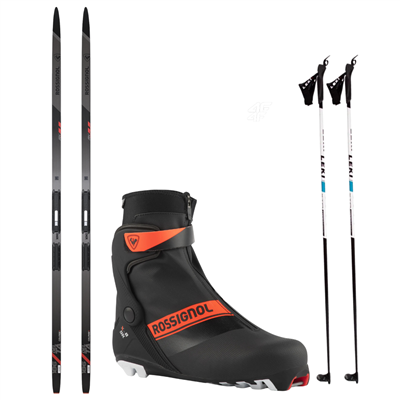 Skis de fond Rossignol DELTA + fixations RJK1001 + chaussures Rossignol + bâtons 
